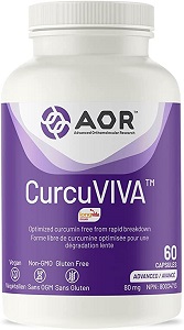 CurcuViva (60 Veggie Caps) Curcumin Turmeric AOR