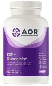 MSM + Glucosamine (100 Capsules) AOR