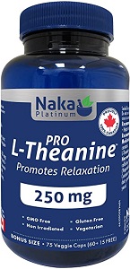 Naka Platinum PRO L-Theanine 250 mg (75 Caps)