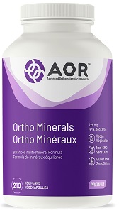 Ortho Minerals (210 Capsules) AOR