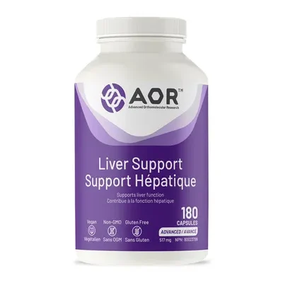 liver support 180 veggie caps aor