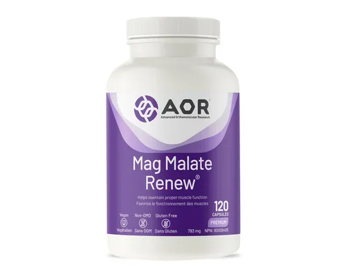 Mag Malate Renew (120 VeggieCaps) AOR