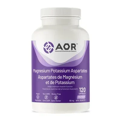 Magnesium Potassium Aspartates (120 VeggieCaps) AOR