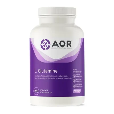 AOR L-glutamine 120 veggie capsules