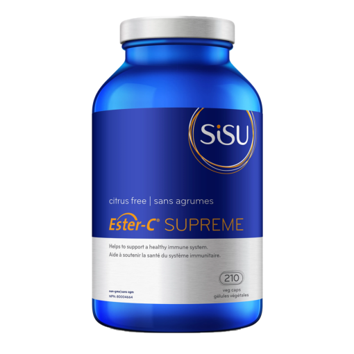 Sisu Ester-C Supreme 210 Veggie Caps label