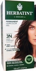 3N Dark Chestnut Permanent HairColor Gel (135mL)