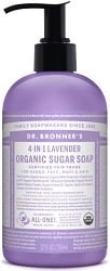 4-In-1 Lavender Organic Sugar Soap (12oz)