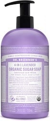 4-In-1 Lavender Organic Sugar Soap (24oz)
