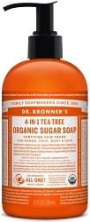 4-In-1 Tea Tree Organic Sugar Soap (12oz)