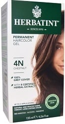 4N Chestnut Permanent Haircolor Gel (135mL)