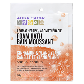 Aura Cacia Sensual Cinnamon & Ylang Ylang Foam Bath (2.5oz)