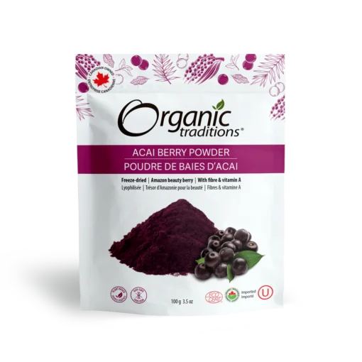 Organic Acai Berry powder feature