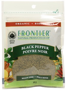 Black Pepper Medium Grind Organic (44g) Frontier Co-op