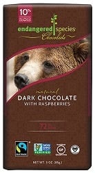 Dark Chocolate With Raspberries (85g)