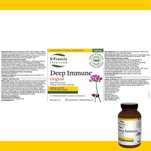 Deep Immune caps Label