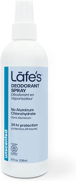 Lafe's unscented deodorant spray 236ml