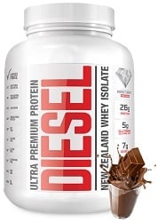 Diesel Whey Protein -Chocolate New Zealand 100% Isolate (910g)