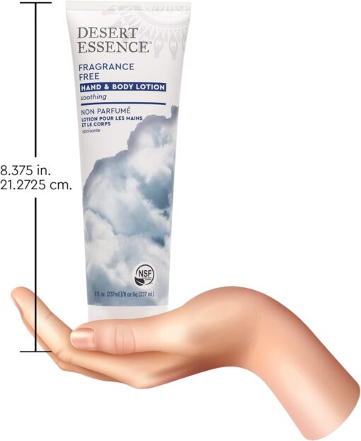 Desert Essence FF Body Lotion Size