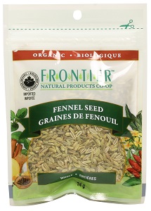 Fennel Seed Whole Pouch Organic (24g) Frontier Co-op