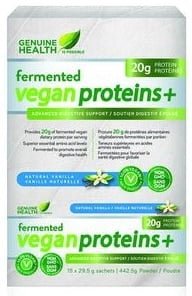 Genuine Health Fermented Vegan proteins+ - Vanilla (Single Serving 20g)