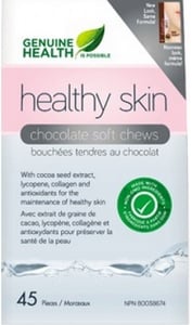 Genuine Health Healthy Skin Chocolate Soft Chews (45 Pieces)