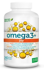 Genuine Health Omega3+ Joy (240 Softgels)
