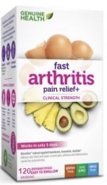 Genuine Health fast arthritis relief+ (120 Capsules)