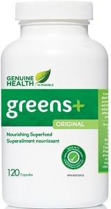 Genuine Health greens+ Original 708mg (120 Capsules)
