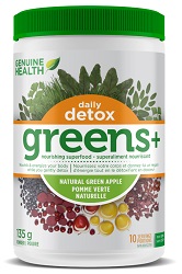 Genuine Health greens+ daily detox - Green Apple (135g)