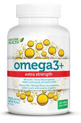Genuine Health omega3 extra strength (120 Softgels)