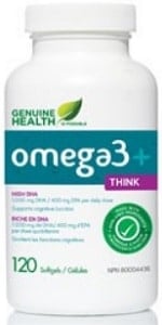 Genuine Health omega3+ think (120 Softgels)