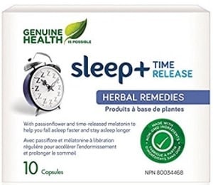 Genuine Health sleep+ Time Release (10 Capsules)