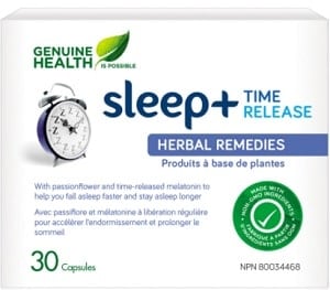 Genuine Health sleep+ Time Release (30 Capsules)