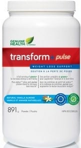Genuine Health transform+ Pulse Soy Free - Vanilla (891g)