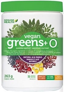 Genuine Health vegan greens+ O - Acai Mango (263g)