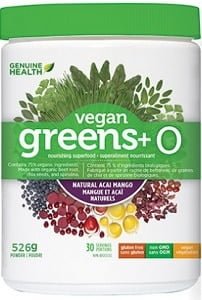 Genuine Health vegan greens+ O - Acai Mango (526g)