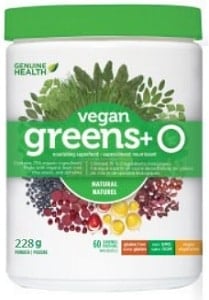 Genuine Health vegan greens+ O - Unflavoured (228g)