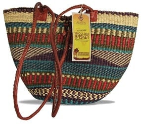 Handwoven African Shoulder Basket