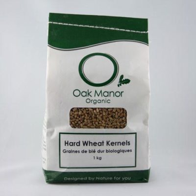 Hard Wheat Kernels Organic (1kg) Oak Manor