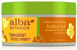 Hawaiian Body Cream Deep Moisturizing Kukui Nut