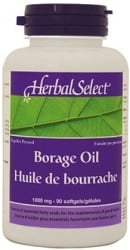 Herbal Select Borage Oil 1000mg (90 Softgels)