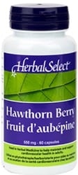 Herbal Select Hawthorn Berry 500mg (60 Capsules)