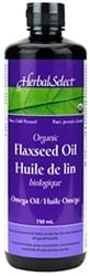 Herbal Select Organic Flax Oil Liquid (750mL)