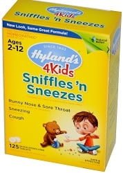 Hyland's 4 Kids Sniffles 'n Sneezes (125 Tablets)