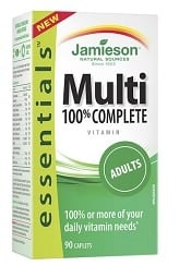 Jamieson 100% Complete Multivitamin for Adults (90 Caplets)