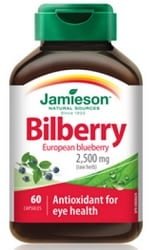 Jamieson Bilberry (European Blueberry) 2,500mg (60 Capsules)