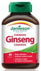 Jamieson Canadian Ginseng 250 mg (60 Caplets)