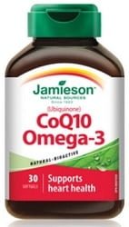 Jamieson CoQ10 100mg With Omega-3 (30 Softgels)