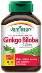 Jamieson Ginkgo Biloba (60+30 Caplets)