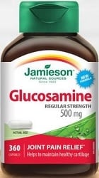 Jamieson Glucosamine Regular Strength 500mg (360 Caplets)